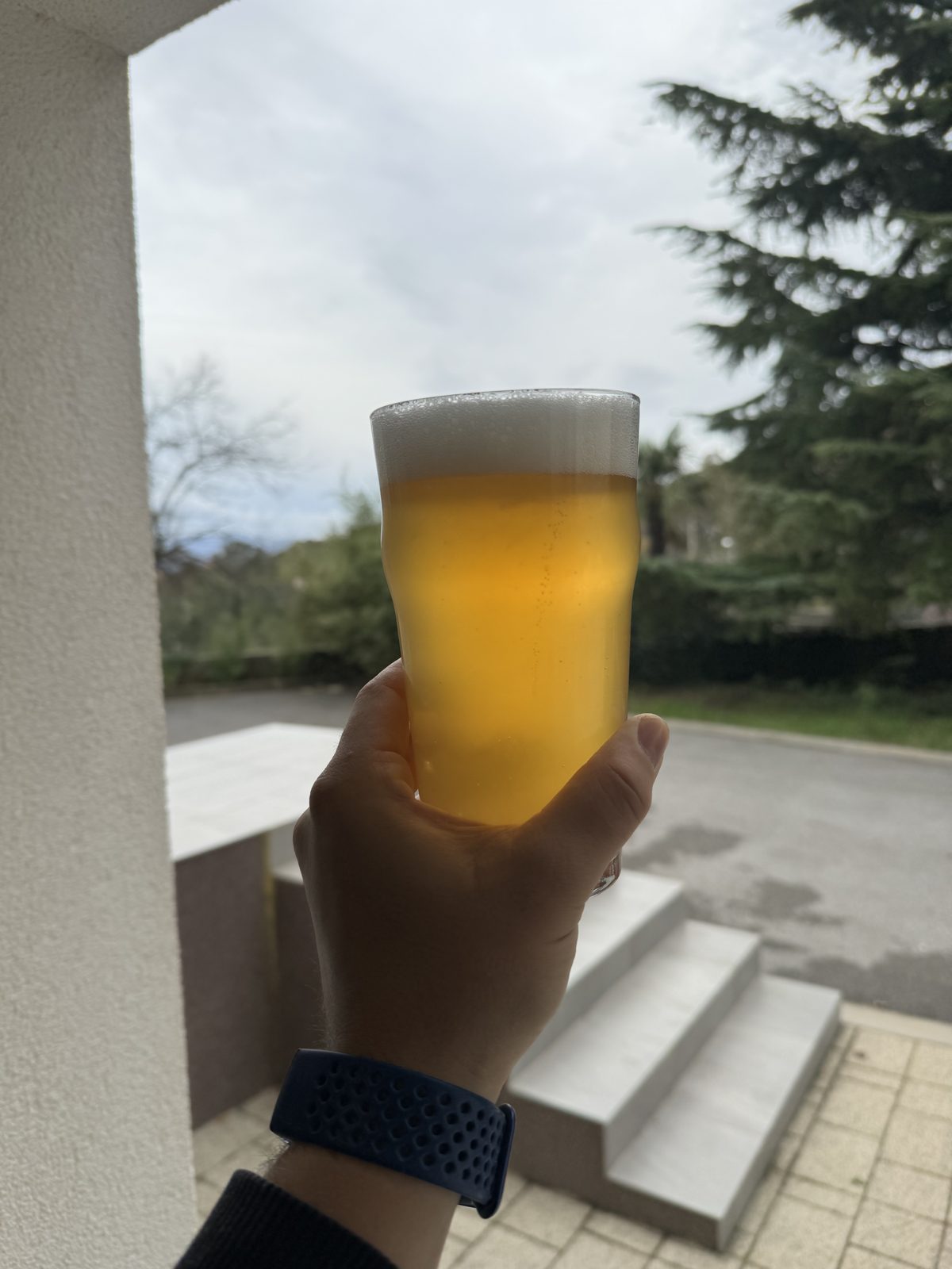 First pour off the digital system