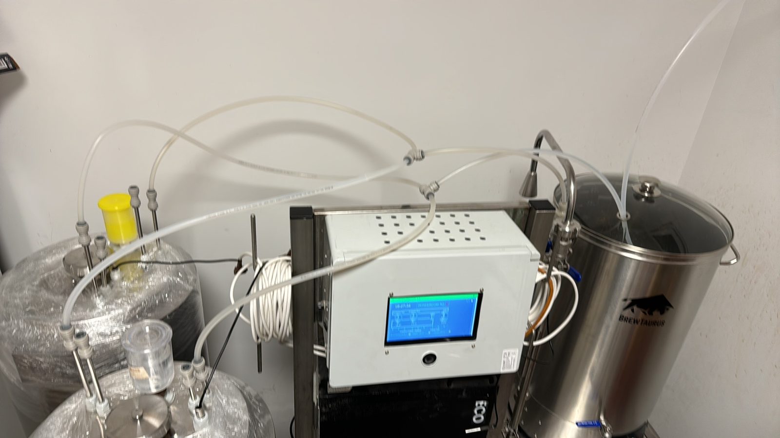 Second fermentation tank joining the system